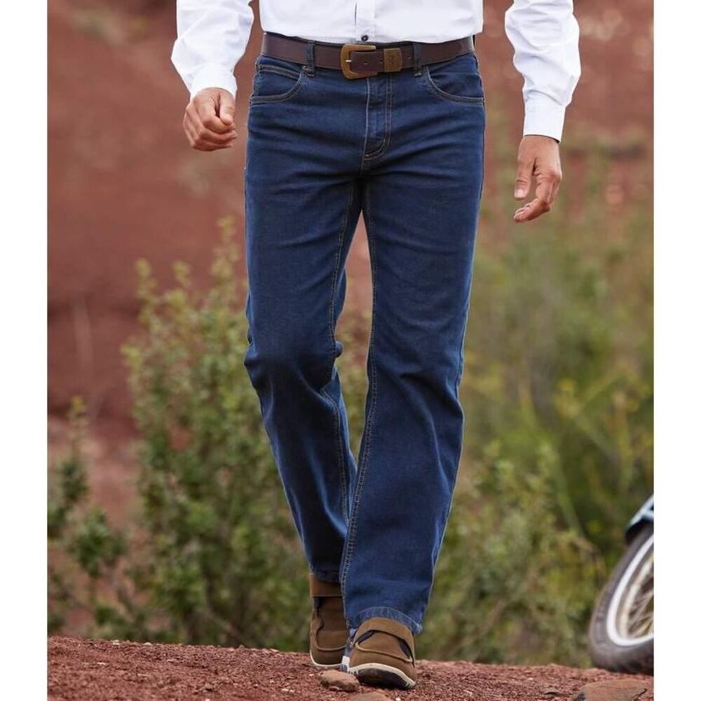Atlas For Men Mens Regular Jeans / Dark Blue